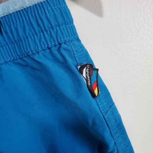 LA SPORTIVA Nirvana Rock Climbing Shorts 10" Pull-On Mid-Rise Blue Women's Large - Picture 6 of 15
